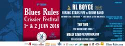 affiche Blues Rules Crissier Festival 2018