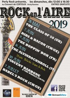 affiche Rock en l'Aire 2019 - The Alvinrocknroll