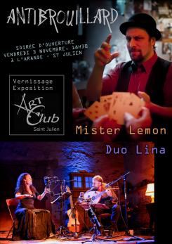 affiche Festival Antibrouillard: Mister Lemon + Duo Lina