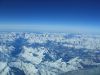 Photo prise à la verticale de Turin (au fond le Mont-Blanc et le Lac Léman)