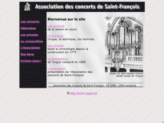 thumb Association des concerts de Saint-Francois